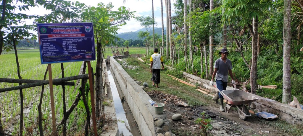 Berfungsi mengalirkan air hujan dan limbah rumah tangga untuk mencegah banjir diDesa Daya Baroh
