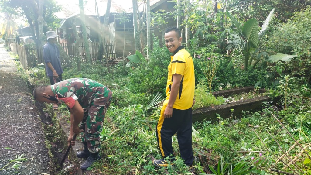 menciptakan lingkungan yg sehat, mencegah bencana seperti banjir di Desa Daya Baroh